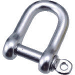 Mizumoto Aluminum Shackle (Silver) Nominal 6mm Length 24mm B-2522 1 pc