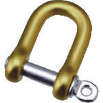 Mizumoto Aluminum Shackle (Yellow) Nominal 6mm Length 24mm B-2523 1 pc