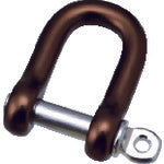 Mizumoto Aluminum Shackle (Brown) Nominal 6mm Length 24mm B-2524 1 pc