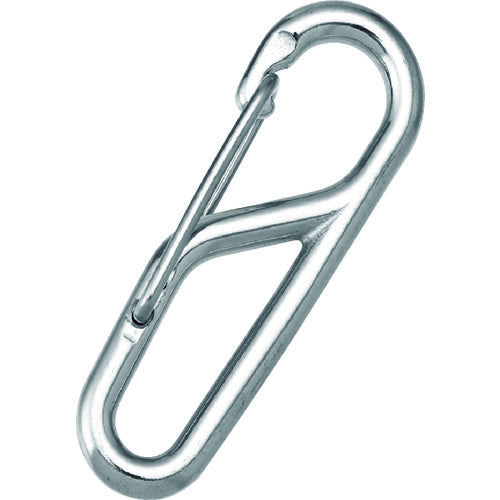 水本　ステンレス　ロープフック　線径６ｍｍ　長さ８０ｍｍ　B-2493　1 個