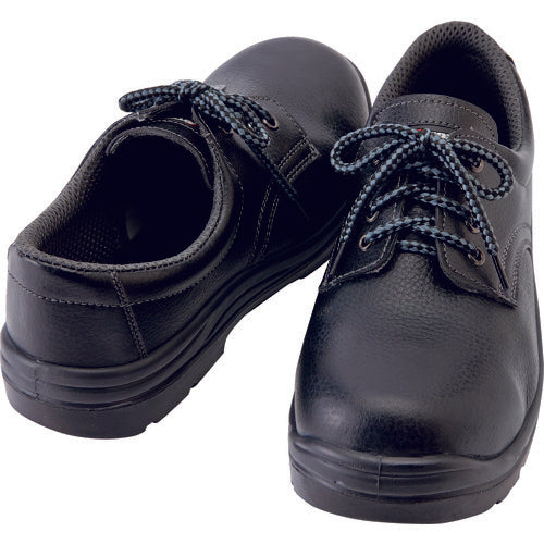 Aitos Safety Shoes, Short Shoe Lace-up Type, Black, 24.5cm, AZ59811-010-24.5, 1 pair
