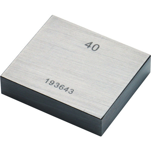 SK Steel Block Gauge, Class 1 equivalent, 40.00 mm, GB1-4000, 1 piece