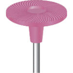 나카니시 축 부착 고무 숫돌 디스크 (5개입) 64422 1 PK