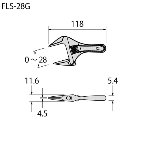 フジ矢　ライトショートモンキー　FLS-28G-F　1 丁
