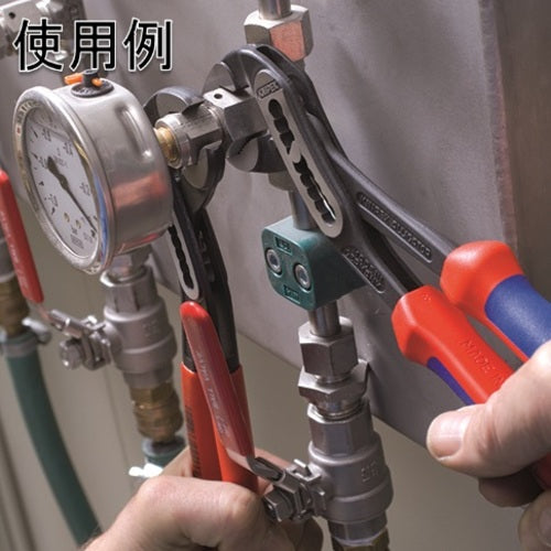 KNIPEX 워터 펌프 플라이어 엘리게이터 낙하 방지 부착 컴포트 핸들 300mm 8802-300TBK 1 丁