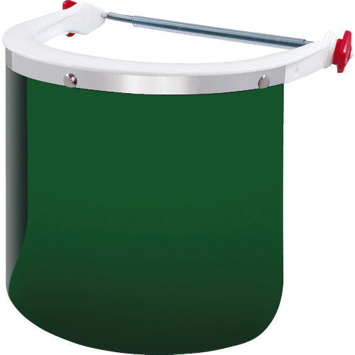 ＯＴＯＳ　ヘルメット取付型防災面　グリーン＃３　赤外線保護　F-63B-I-3　1 個