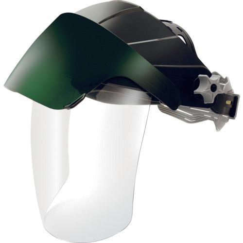 ＯＴＯＳ　かぶり型防災面　クリア、グリーン＃３　ジョグダイヤル調節機能　F-72C-3　1 個