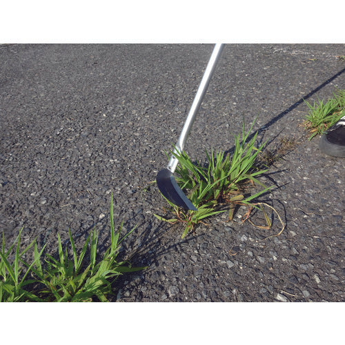 ＧＳ　長柄刈払鎌　アルミパイプ柄　小鎌　刃長１０５ｍｍ　全長１０３０ｍｍ　610100　1 丁