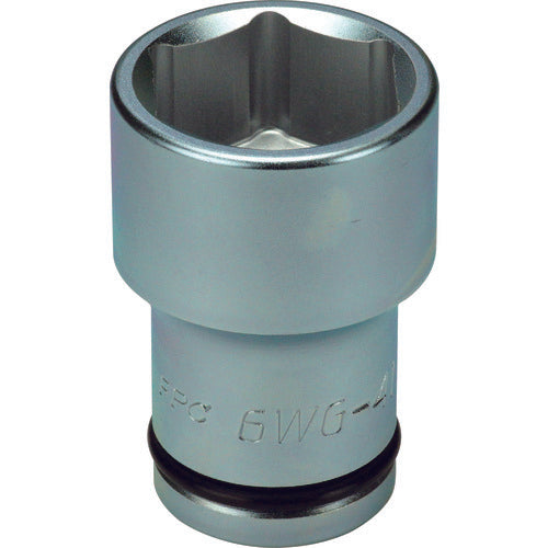 FPC impact super slim socket, semi-long socket, hexagonal, 19mm drive, 35mm across, 6WG-35, 1 pc