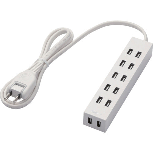 ELECOM 셔터 탭 플렉스 바라 6개 입 1.0m 화이트 T-NFL01-2610WH 1개