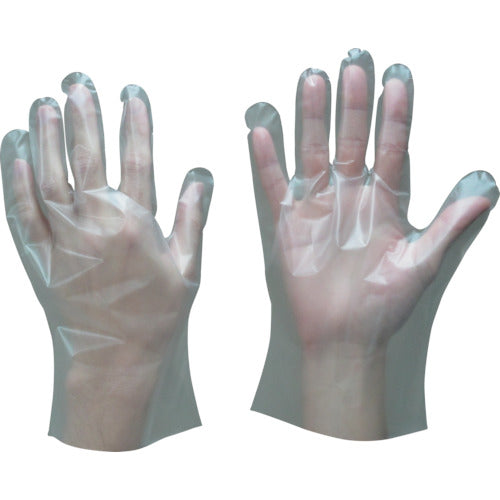 Towaron Disposable Gloves Polyethylene Gloves with Inner Embossing L (100 pieces) 409-L 1 box