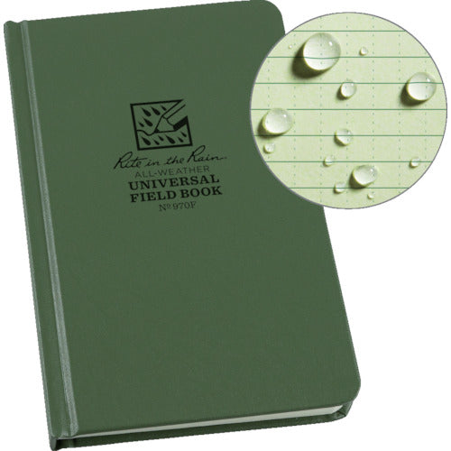 ＲＩＴＲ　【売切廃番】３　３／４Ｘ７　１／２　ハードカバー　ユニバーサル　グリーン　970F　1 冊