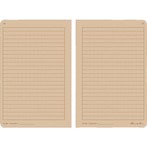 RITR 【매진 폐번】4 5/8X7 스테이플 노트북(3권 세트) 유니버설·탄 971TFX 1 S