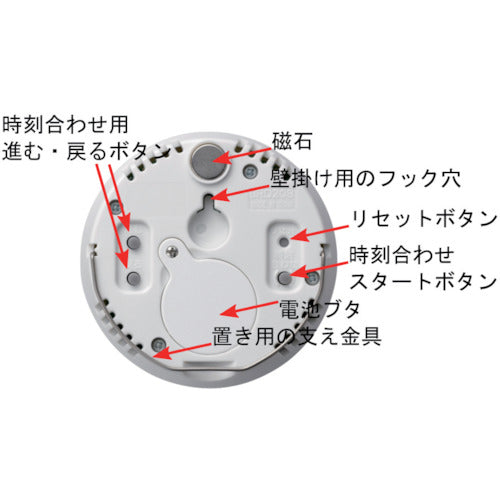 シチズン　高精度　温湿度計　白　φ６５＊１３　8RD208-A03　1 個