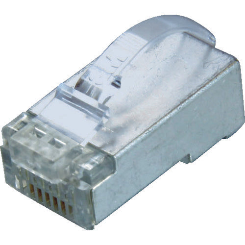 コーニング　Ｃａｔ５ｅ　シールド付ＲＪ４５モジュラープラグ　（１００個入）　VOL-RJ45PLG-5SL　1 箱