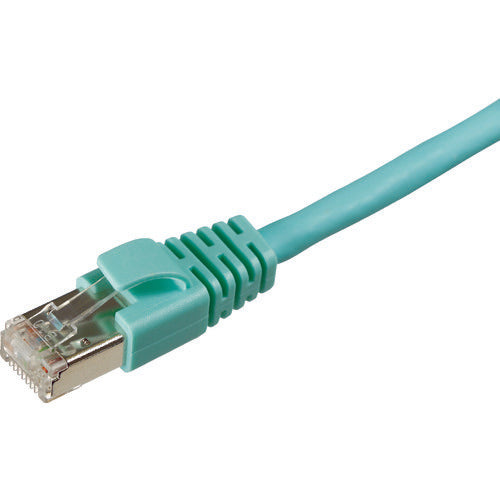 コーニング　Ｃａｔ６Ａ　ＳＴＰパッチコード１ｍ　青緑　VOL-6ASFL-L1-TL　1 本