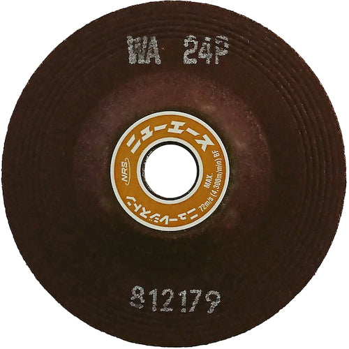 ＮＲＳ　オフセット型研削砥石　ニューエース　１００×６×１５　ＷＡ２４Ｐ　NA1006-WA24P　25 枚