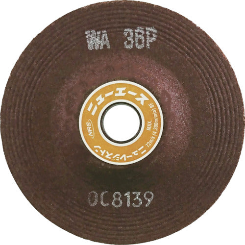 NRS Offset type grinding wheel New Ace 100 x 6 x 15 WA36P NA1006-WA36P 25 pieces