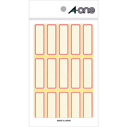 ３Ｍ　エーワン［［ＴＭ上］］　セルフラベル　赤枠　（１８枚入）　03004　1 PK