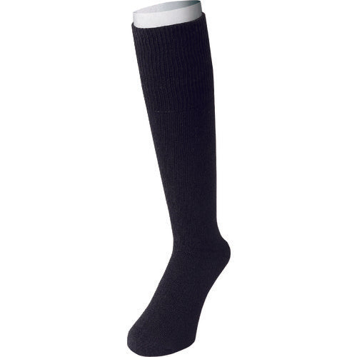 おたふく　パイルソックス　ロング　先丸　（２Ｐ）　ブラック　BS-331-BK　1 組