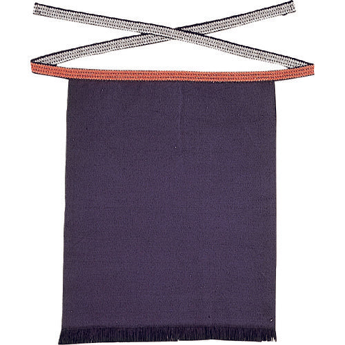 Otafuku 6203 Waist-length canvas apron, navy blue, wide 6203 1 piece