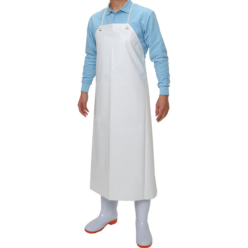 Otafuku 6180 Lightweight oil-resistant apron with chest 6180 1 piece