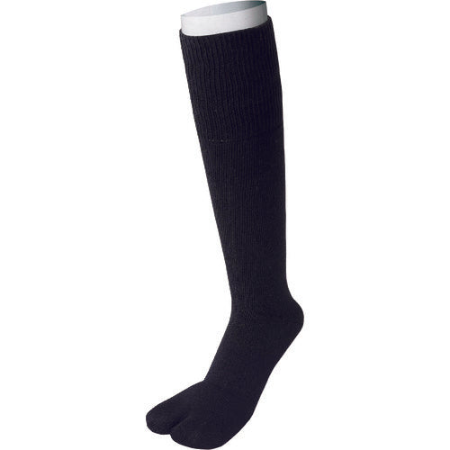 오타 후쿠 파일 양말 롱 터비 (2P) 블랙 BS-332-BK 1 쌍