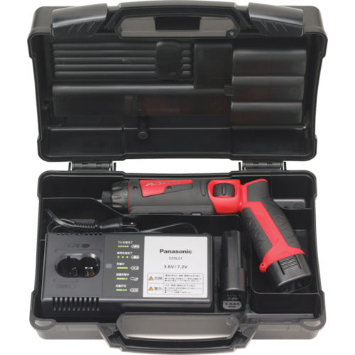 Panasonic 7.2V 충전 스틱 드릴 드라이버 레드 EZ7421LA2S-R 1 대
