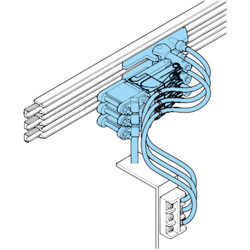 Panasonic Current Collector Arm Tandem Type for Square Bars DH58911K1 1 pc