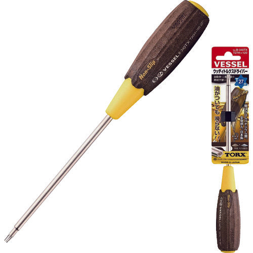 VESSEL Woody Torx Driver B-340TXT27H-120 B-340TX T27H-120 1 piece
