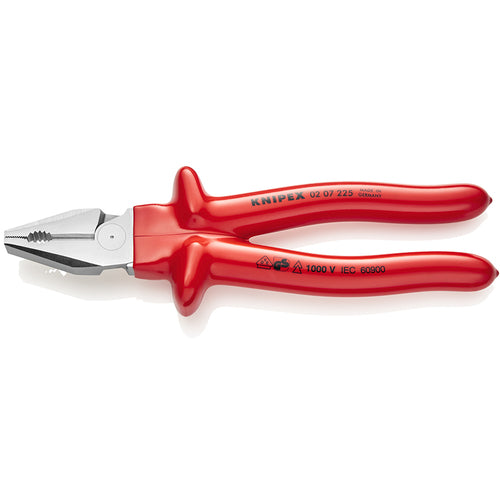 KNIPEX 0207-225 Heavy Duty Insulated Pliers 1000V 0207-225 1 Pcs