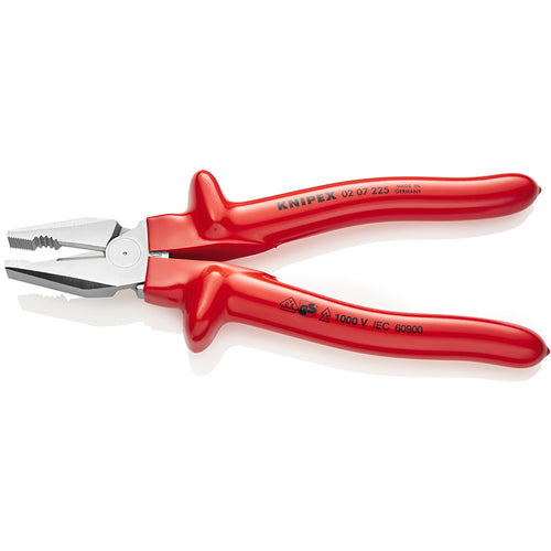 KNIPEX 0207-225 Heavy Duty Insulated Pliers 1000V 0207-225 1 Pcs