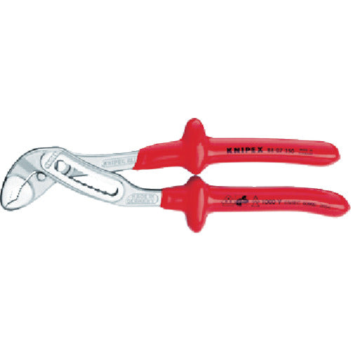 ＫＮＩＰＥＸ　【売切廃番】　１０００Ｖ絶縁ウォーターポンププライヤー　アリゲーター　３００ｍｍ　8807-300　1 丁