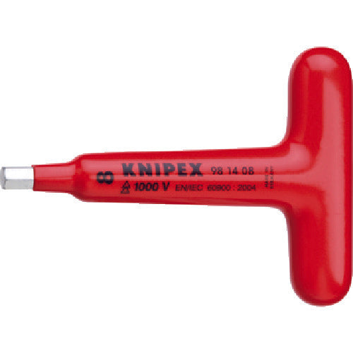 ＫＮＩＰＥＸ　【売切廃番】　絶縁１０００ＶＴ型六角棒レンチ　５ｍｍ　9814-05　1 本