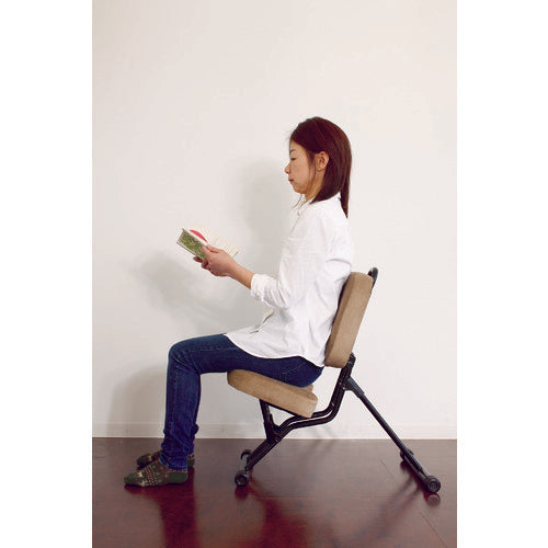 Seiko Work Chair Seven Pose Chair Black/Gray 440 x 260-670 x 450-800mm SPC-14/09 1 piece