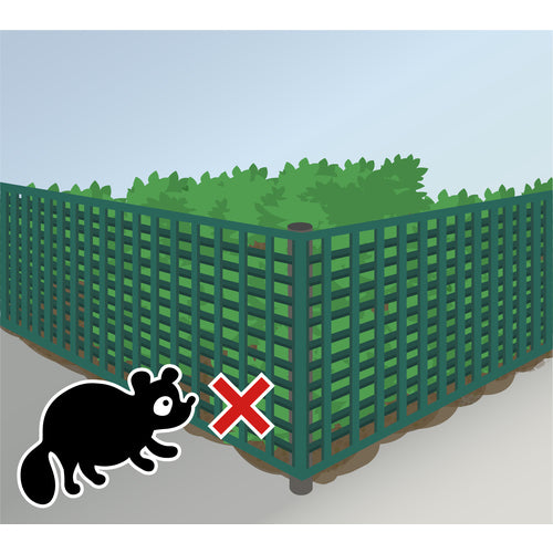 ＴＲＵＳＣＯ　多目的樹脂ネット　グリーン１ｍＸ５ｍ　目合１７ｍｍＸ１７ｍｍ　T-H04PB-5M　1 巻