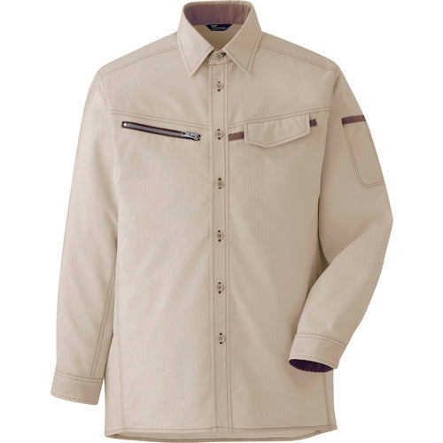 미도리 안전 벨덱셀 교직 스트레치 셔츠 VES2530상 3L VES2530UE-3L 1 착용