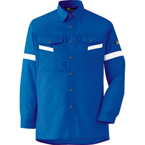 미도리 안전 벨덱셀 대전 방지 반사재 사양 긴팔 셔츠 VES2553상 L VES2553UE-L 1 착용