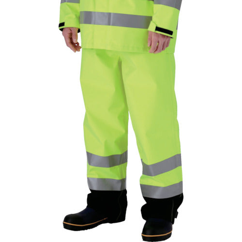 Midori Anzen Raincoat Rain Verde N High Visibility Bottoms Fluorescent Yellow M RAINVERDE-N-SITA-YM 1 Unit