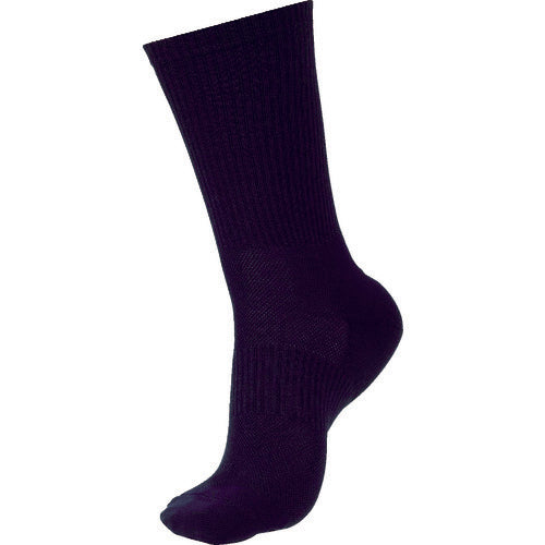 Midori Anzen Safety Shoes Socks, Strong Fit Socks, Black, TFS-01-BK, 1 Pair