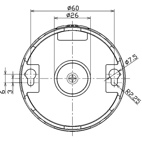 ＮＩＣＨＩＤＯ　小型ＬＥＤ回転灯　ＬＥＤフラッシャー７５　電池式・マグネット付　赤　NLF75-BA-R　1 台