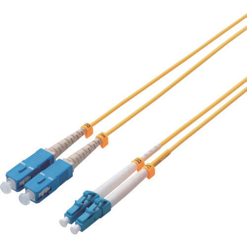 ELECOM Optical Fiber Cable Single Mode LC-SC 2m OC-LCSC1/2 1 Piece
