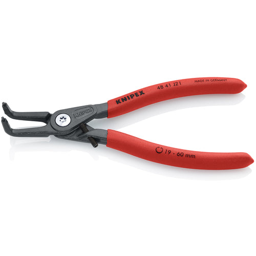 ＫＮＩＰＥＸ　１６　−６０ｍｍ　穴用スナップリングプライヤー　曲　4841-J21　1 丁