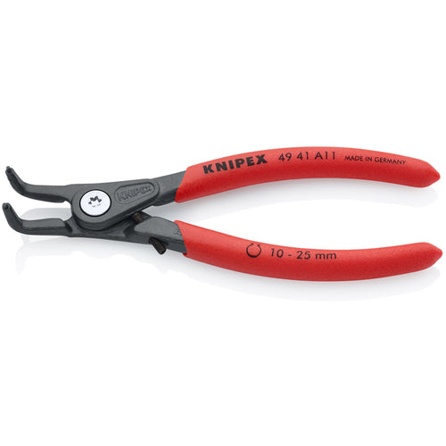 ＫＮＩＰＥＸ　軸用スナップリングプライヤー　曲　4941-A11　1 丁