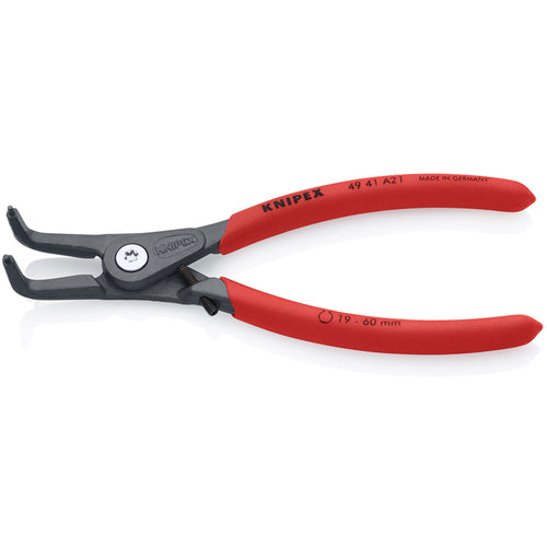 ＫＮＩＰＥＸ　８　−１３ｍｍ　軸用スナップリングプライヤー　曲　4941-A21　1 丁