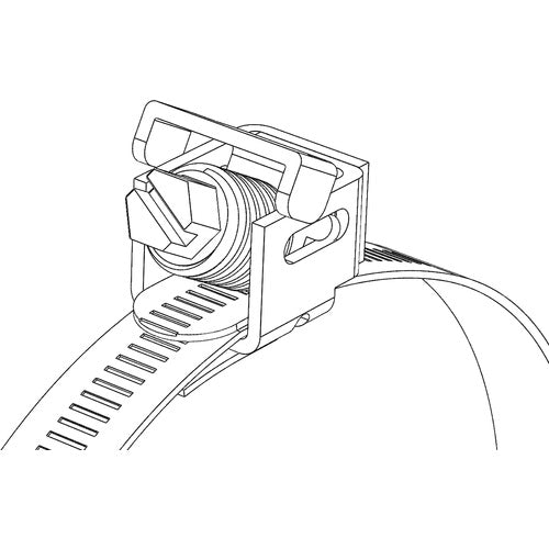 ＪＵＢＩＬＥＥ　ホースクリップ　最大径　３３０ｍｍ（クイックリリースタイプ）２個入り　CAS330MS　1 箱