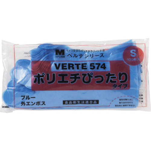 미도리 안전 폴리에틸렌 디스포 장갑 벨테 574 100장 가방입 S VERTE-574-S