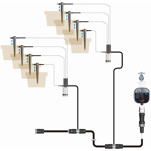 Takagi Watering Starter Kit with Timer (for Potted Plants) GKK105 1 S