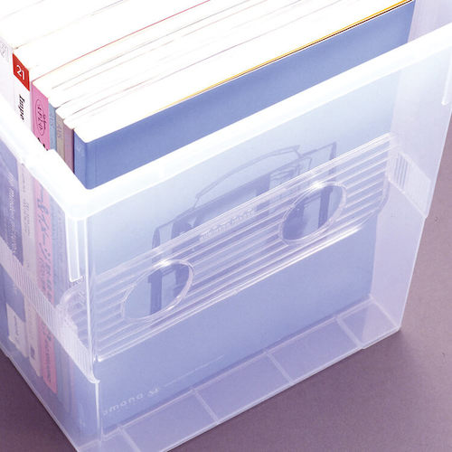 TENMA A4 Magazine Storage Box Clear 185 x 305 x 325 110000975 1 pc