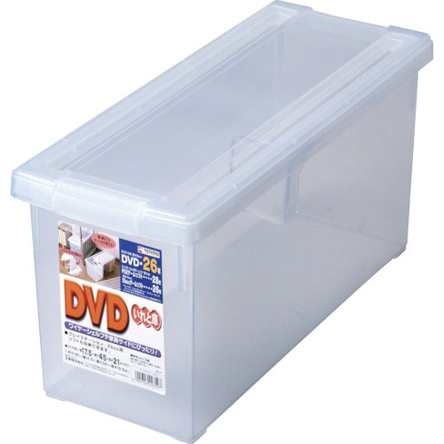 ＴＥＮＭＡ　ＤＶＤいれと庫　クリア　１７５×４５０×２１０　110001033　1 個